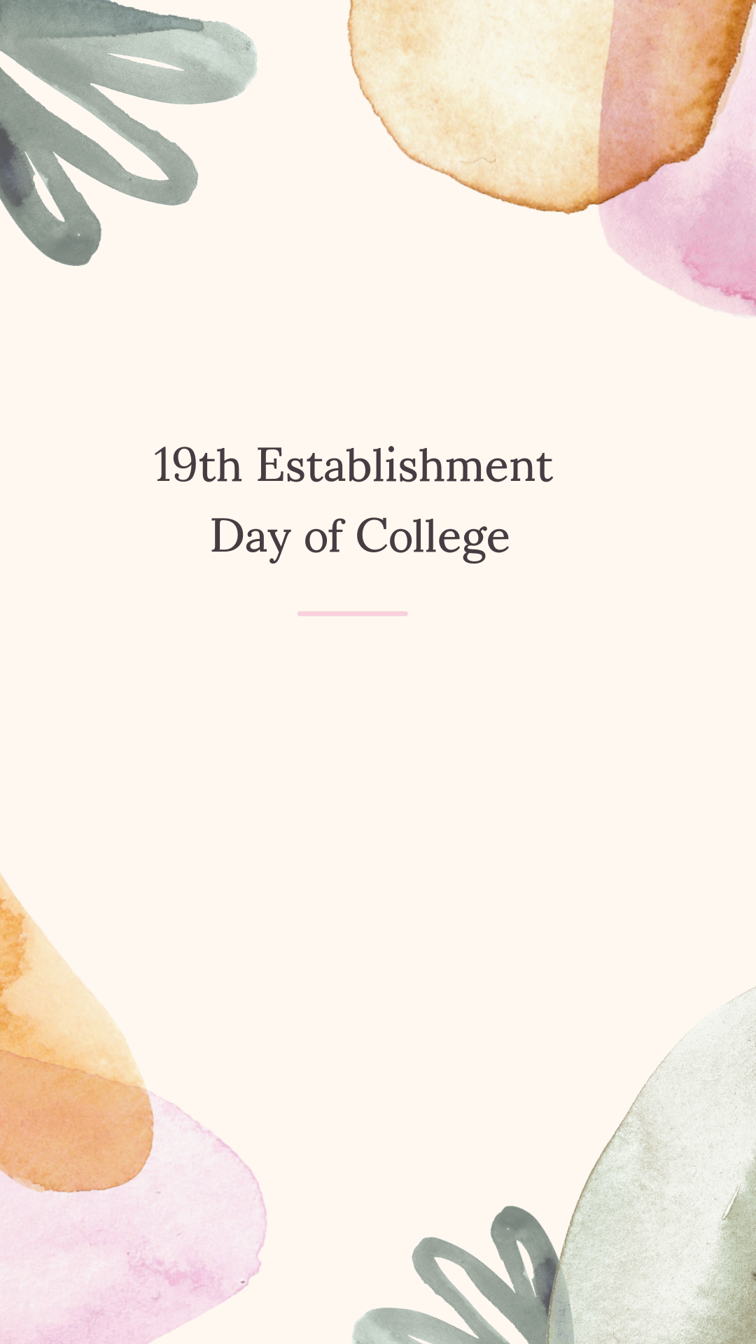 19th Establishment Day Of College